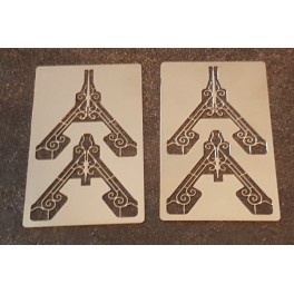 TJ-4575supports - Supports de lanterne pour passerelle type Albi TJ-4575supports - Supports de lanterne pour passerelle type Albi