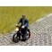 168035 - Cycliste (homme) avec blouson et bonnet