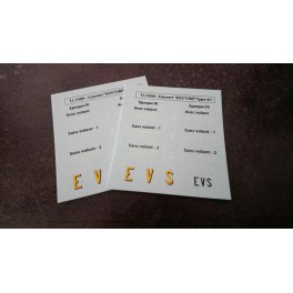 Decals couvert EVS - Echelle N