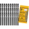 Lot de 10 forets HSS 0,5mm