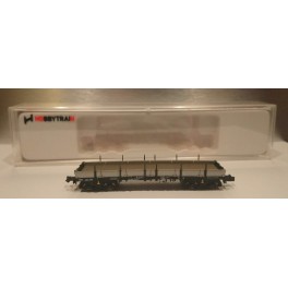 Hobbytrain - H23862-3 - Wagon plat Remms, DB, époque IV