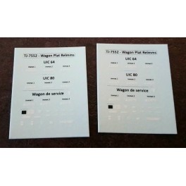 TJ-7552d - Décals Plat Relmms ex-USA 18 TJ-7552d - Décals Plat Relmms ex-USA 18
