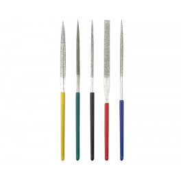 Limes aiguilles diamant - lot de 5 Limes aiguilles diamant - lot de 5