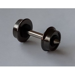 Essieu RP 25 avec roues pleines ø5.6 - axe 15.1mm Essieu RP 25 avec roues pleines ø5.6 - axe 15.1mm