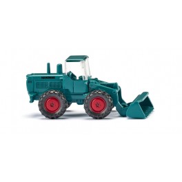 Camion Chargeuse Hanomag avec cabine - bleu d'eaubâché MB L2500 - vert pin Camion Chargeuse Hanomag avec cabine - bleu d'eaubâché MB L2500 - vert pin