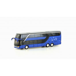 Autocar SETRA S431 DT bleu métallisé Autocar SETRA S431 DT bleu métallisé