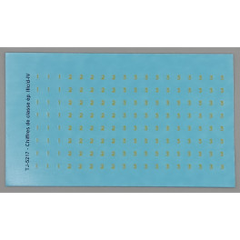 TJ-5217 - Marquages de classe jaune jonquille ep. IIIc/d-IV TJ-5217 - Marquages de classe jaune jonquille ep. IIIc/d-IV