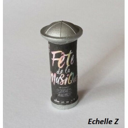 TJ-Z1191 - Colonne Morris moderne - Echelle Z TJ-Z1191 - Colonne Morris moderne - Echelle Z