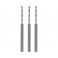 Lot de 3 forets HSS 0,4mm avec queue de 2.35mm