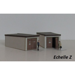 Z1901 - 2 garages - Echelle Z