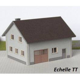 T511 - Maison avec atelier - Echelle TT T511 - Maison avec atelier - Echelle TT