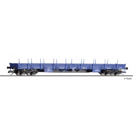TILLIG - 18132 - Wagon plat long à bogies Res, ERR - Epoque VI - Echelle TT TILLIG - 18132 - Wagon plat long à bogies Res, ERR - Epoque VI - Echelle TT