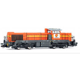 Vossloh DE 18 Colas Rail, livrée orange-jaune, époque VI, analogique - Echelle TT - Acompte pour réservation