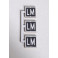  Plaques SNCF - LM, Limite de Manoeuvre - Echelle TT