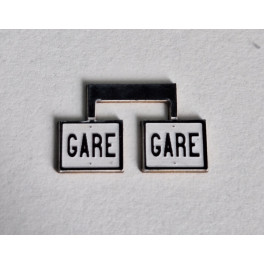  Plaques SNCF - GARE - Echelle N