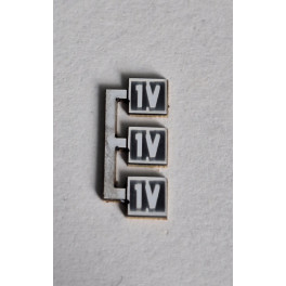  Plaques SNCF - 1 V, Tête de rame à 1 voiture - Echelle N