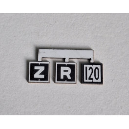  Plaques SNCF - TIV 120 (pancartes Z, R et 120) - Echelle N