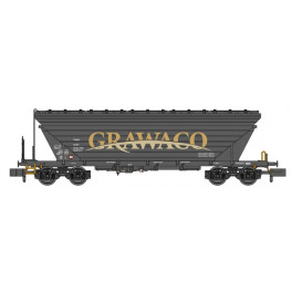 Wagon céréalier Uagpps GRAWACO, immatriculation 1 - époque VI - Echelle TT - acompte pour réservation