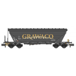 Wagon céréalier Uagpps GRAWACO, immatriculation 2 - époque VI - Echelle TT - acompte pour réservation