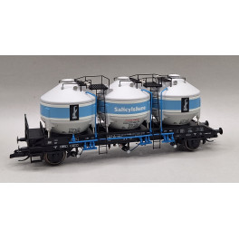 Wagon-silo Uc, transport d'acide Salicylique, DR - Epoque IV - Echelle TT