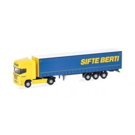 MAN TGX XXL semi porte conteneur "BEACON"
