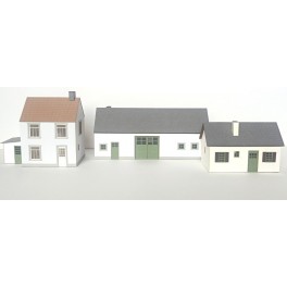 Set Maisons de village Fran&ccedil;ais - Echelle TT