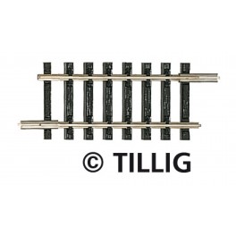 Rail droit G1, 166mm - Echelle TT