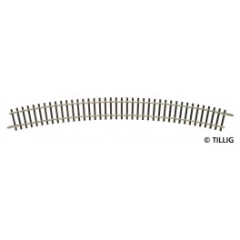 Rail courbe R31, R396mm/30&deg; - Echelle TT
