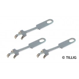 Rail droit G1, 166mm - Echelle TT