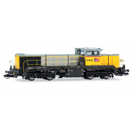 BB 679000 Vossloh DE 18, SNCF R&eacute;seau, livr&eacute;e jaune-gris, &eacute;poque VI, digital son - Echelle TT
