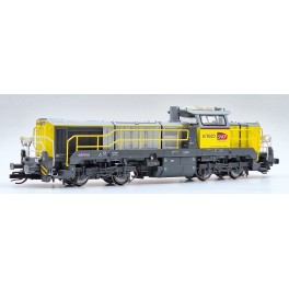 BB 679000 Vossloh DE 18, SNCF R&eacute;seau, livr&eacute;e jaune-gris, &eacute;poque VI, analogique - Echelle TT - Acompte pour r&eacute;servation