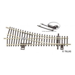 Rail droit G1, 166mm - Echelle TT