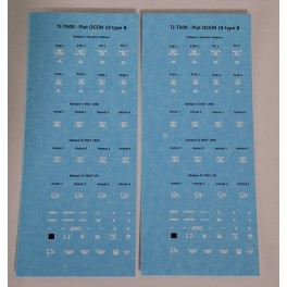 TJ-7510d - Decals Plat OCEM 29 Boites d'essieux &agrave; coussinets