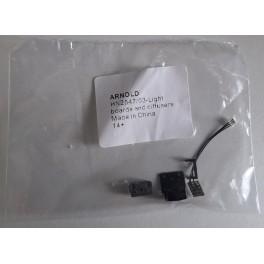 Platine feux avec conduit de lumi&egrave;re pour CC 14000/14100 - Echelle N
