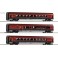 Set Railjet 1 (Arbmpz, Bmpz, Ampz), ÖBB, époque VI - Echelle TT - Acompte pour réservation