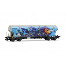 Set de 2 wagons c&eacute;r&eacute;aliers F-MSA &agrave; faces bomb&eacute;es MILLET - &eacute;poque VI - Echelle TT - acompte pour r&eacute;servation