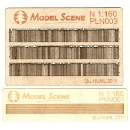 PLN-003 - Clôture en bois type 3 PLN-003 - Clôture en bois type 3