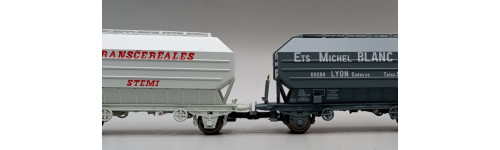 Attelages magnétiques pour wagons N160