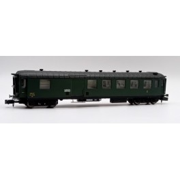 TJ-7254-IIIn - Voiture B4D Sud-Est, SNCF, époque III toit noir TJ-7254-IIIn - Voiture B4D Sud-Est, SNCF, époque III toit noir