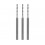 Lot de 3 forets HSS 0,3mm avec queue de 2.35mm
