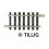 Rail droit G5, 36,5mm - Echelle TT