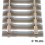 Rail flexible traverses b&eacute;ton, longueur 520mm - Echelle TT