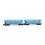 Set de 2 wagons c&eacute;r&eacute;aliers F-MSA &agrave; faces bomb&eacute;es MILLET - &eacute;poque VI - Echelle TT - acompte pour r&eacute;servation